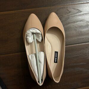 Nine West Speakup Almond Toe Flats - sz 5 NIB